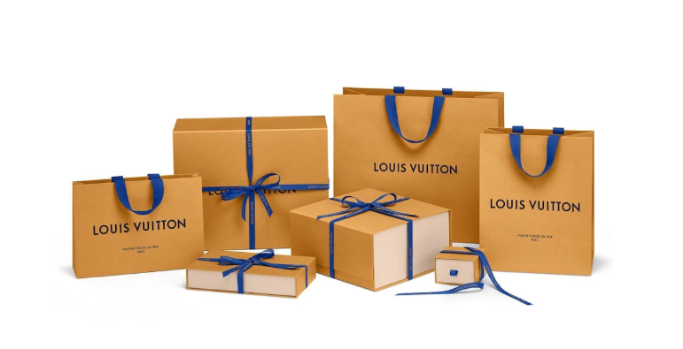 Authentic Louis Vuitton paper bag. Dimensions are