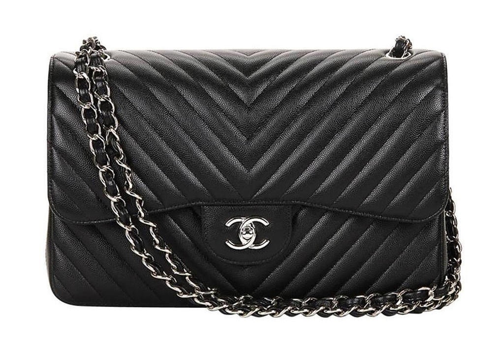 Chanel Classic Flap 101 Chevron Quilting