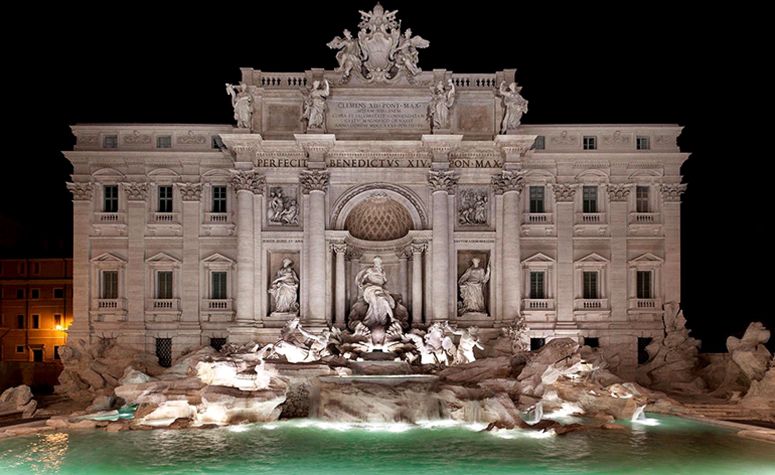 Fendi History 101 Trevi Fountain Show