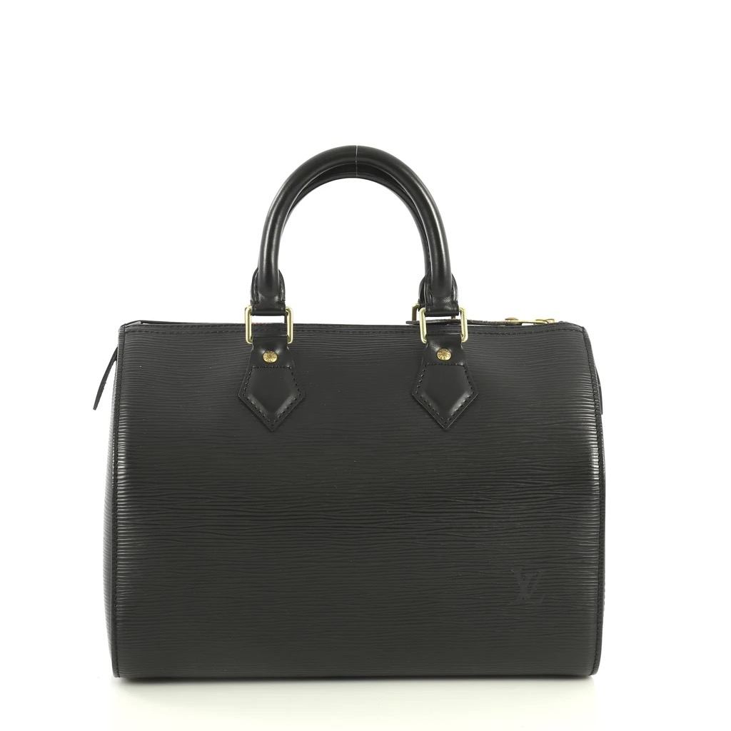 Louis Vuitton (LV) Speedy 30 Black Epi Leather Bag, Luxury, Bags
