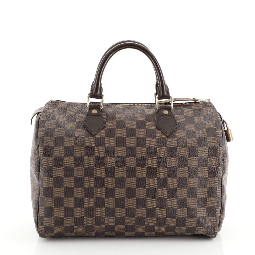 Louis Vuitton Speedy 30 Metallic (grey) Duffle Bag