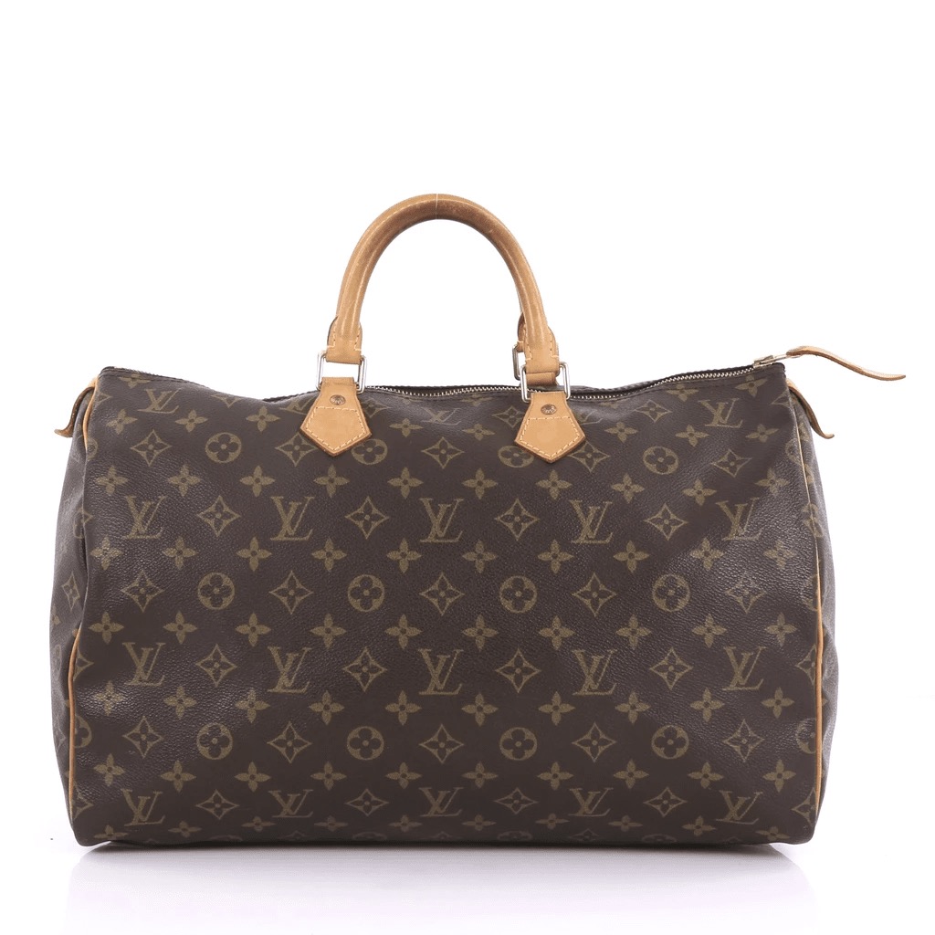 Vintage suitcase in monogram canvas by Louis Vuitton, France 1970