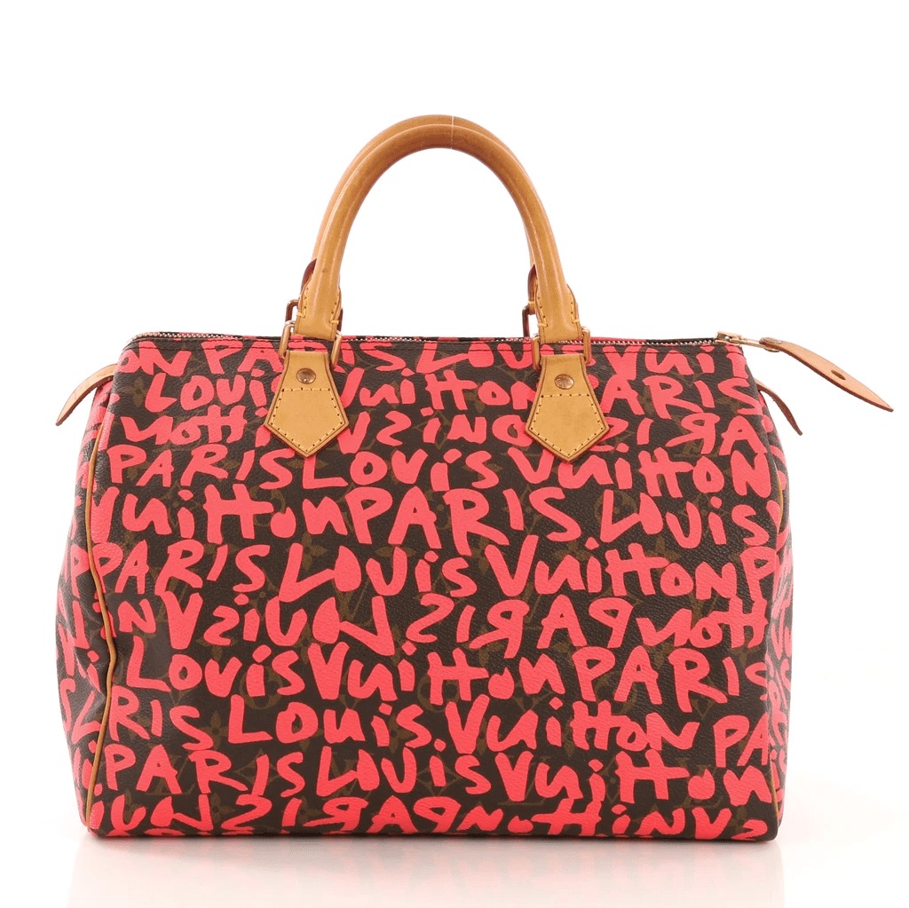 Vintage 2001 Louis Vuitton x Stephen Sprouse Monogram Graffiti Pochette For  Sale at 1stDibs