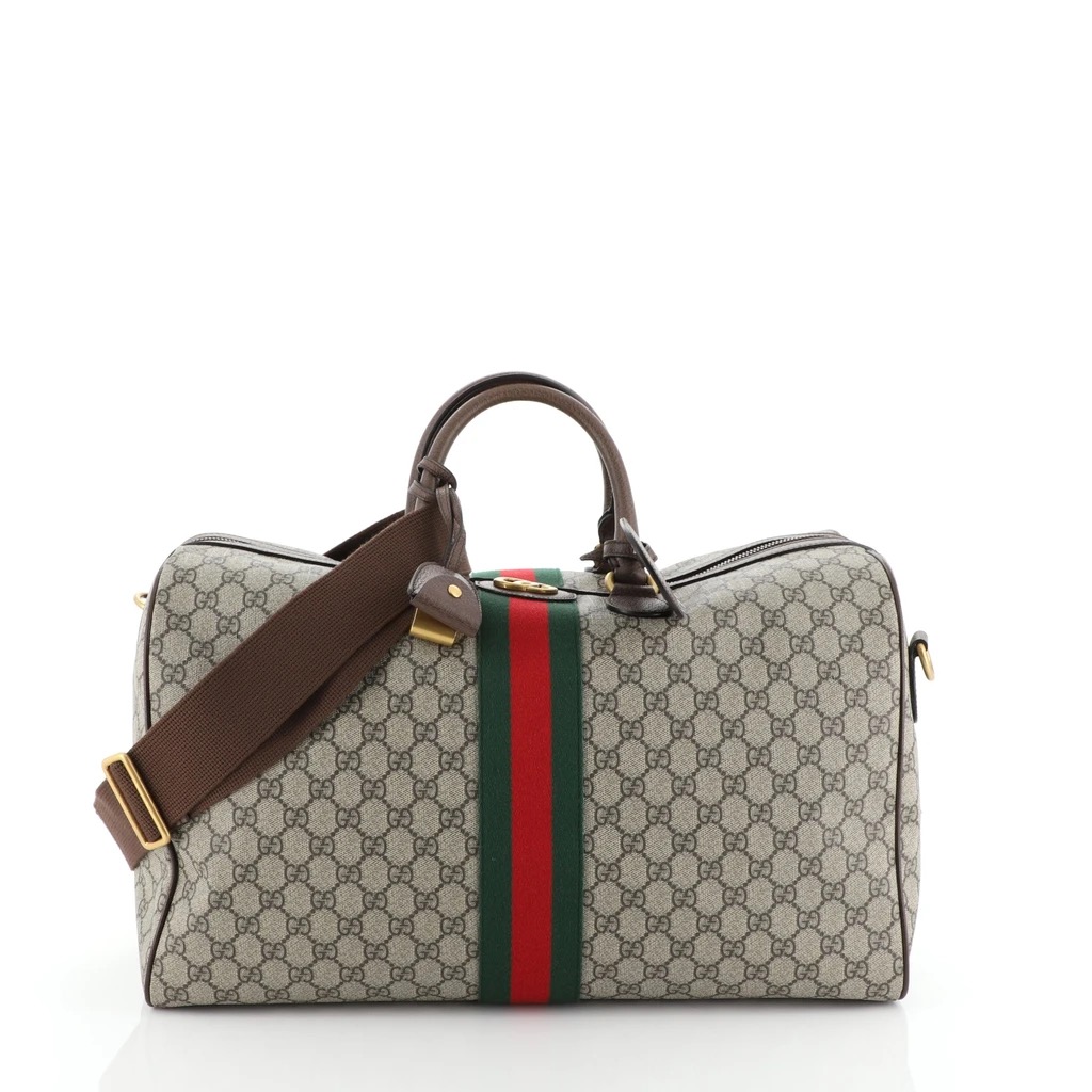 GUCCI OPHIDIA DUFFLE BAG REVIEW! Gucci Ophidia vs. Louis Vuitton