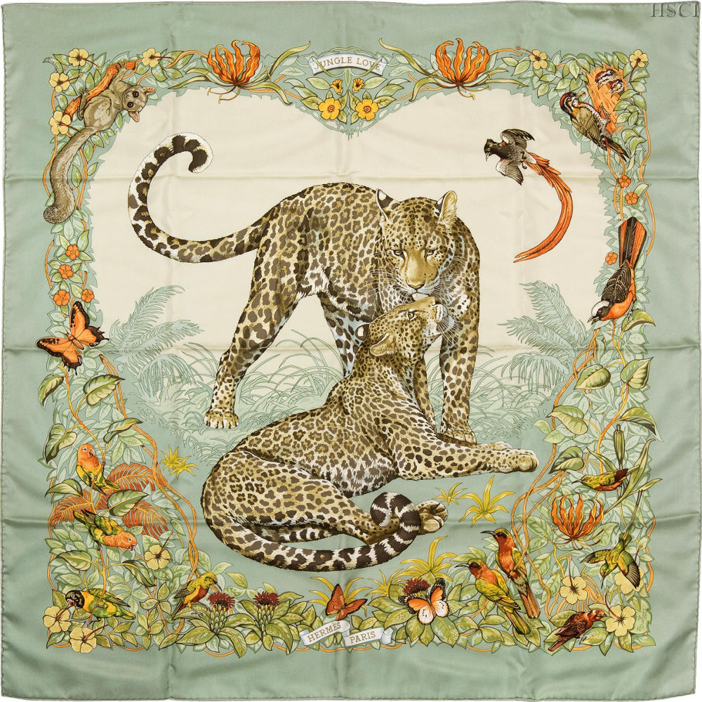 Hermes 101 Jungle Love Scarf