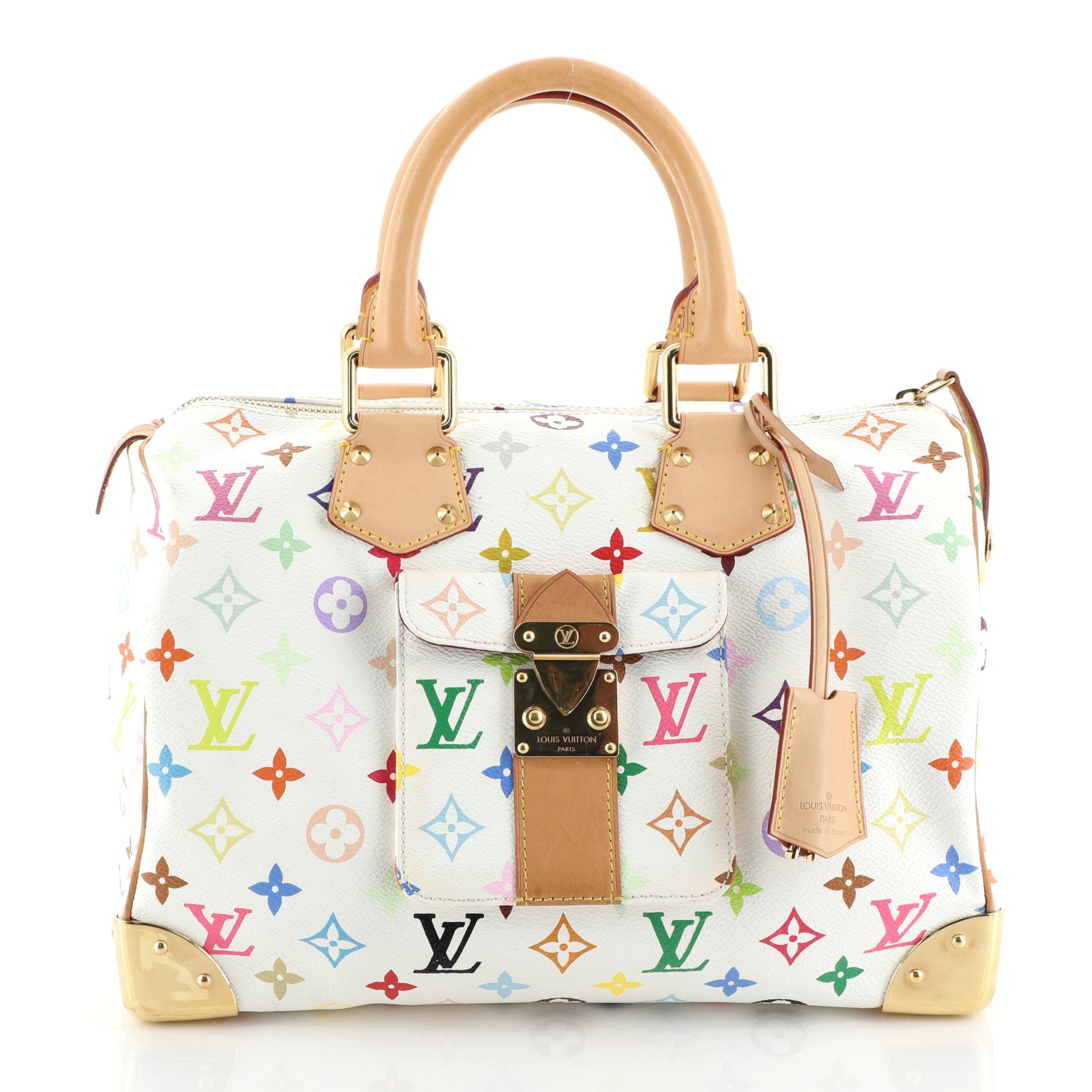 Louis Vuitton Speedy Handbag Monogram Multicolor
