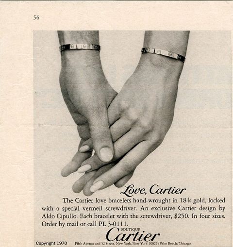 Cartier 101 Love Bracelet Ad Campaign