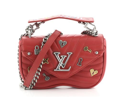 Louis Vuitton New Wave Chain Bag Limited Edition Love Lock Quilted Leather PM
