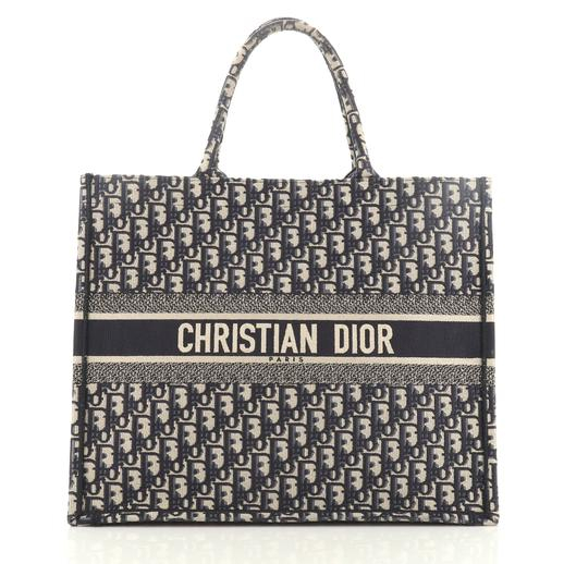 Christian Dior Book Tote in Oblique Canvas