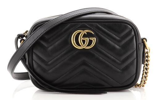 Gucci GG Marmont Shoulder Bag in Leather 
