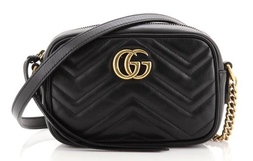Gucci Marmont Shoulder Bag in Leather Matelasse