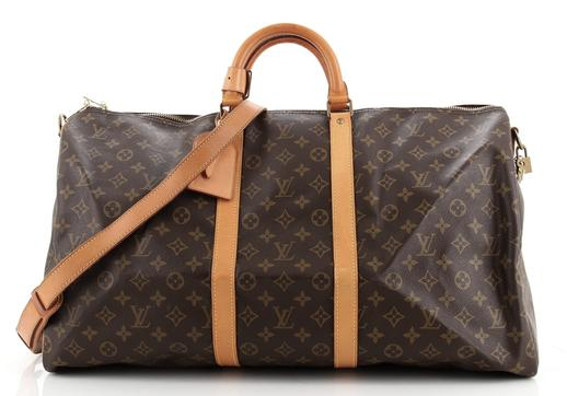 Louis Vuitton What Goes Around Comes Around Heritage Monogram Keepall 55 Bag