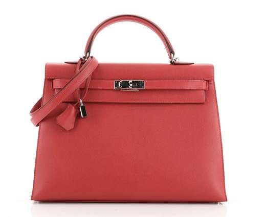 Hermès Kelly Handbag with Palladium Hardware