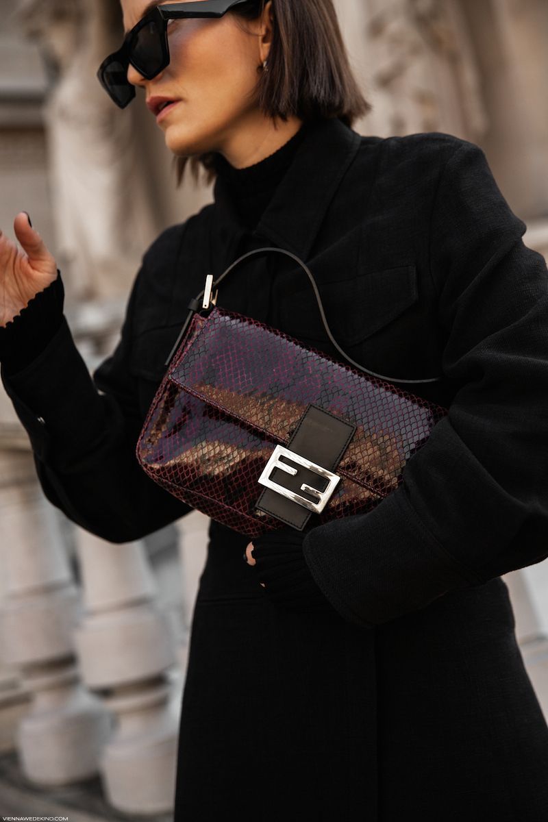 Styling Fendi Baguette Bag  Fendi, Fendi baguette, Fendi baguette street  style