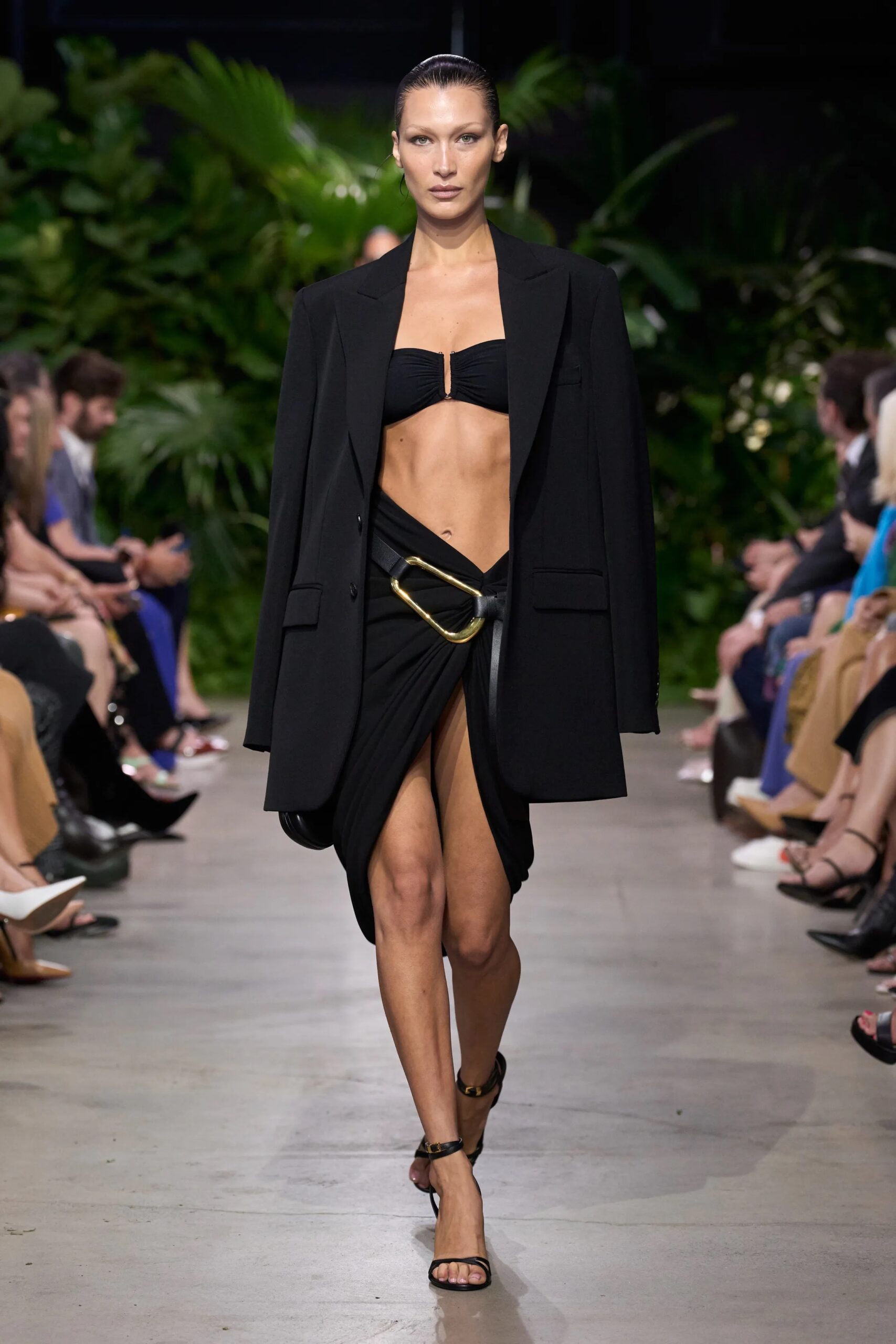 Bella Hadid walks the runway for Michael Kors 2021 Fashion Show in New York  City