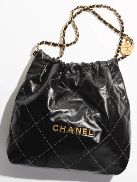 SASOM  Chanel 22 Handbag Gray