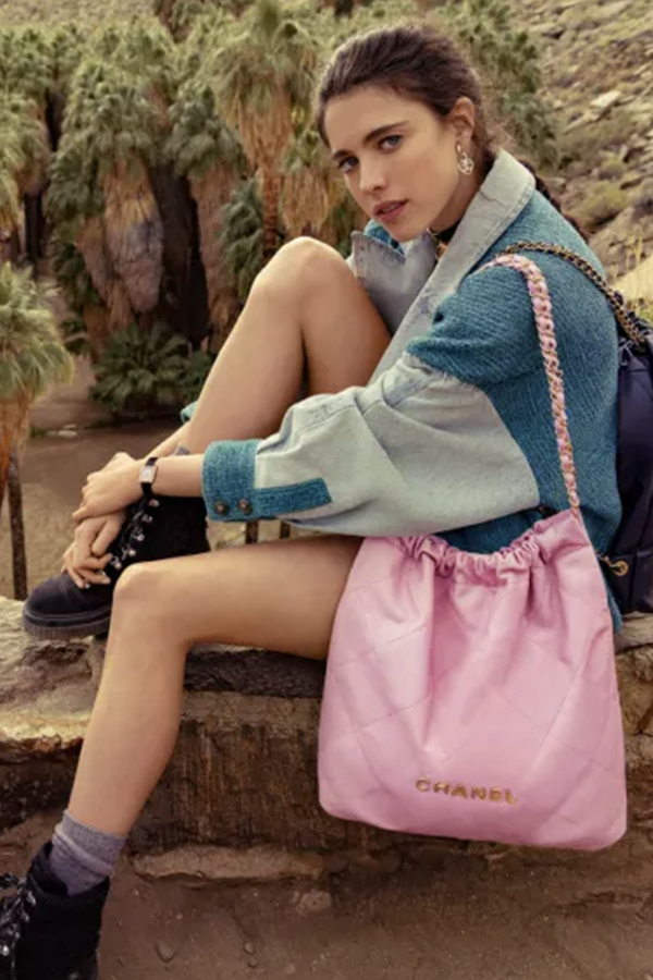 Why Actresses Lily-Rose Depp and Margaret Qualley Love the Chanel 22 Bag