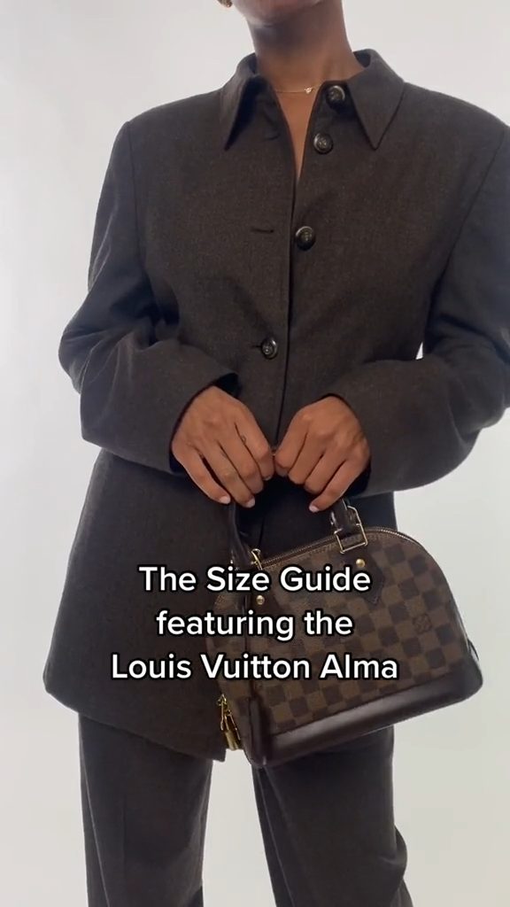 A Size Guide: Louis Vuitton Alma 