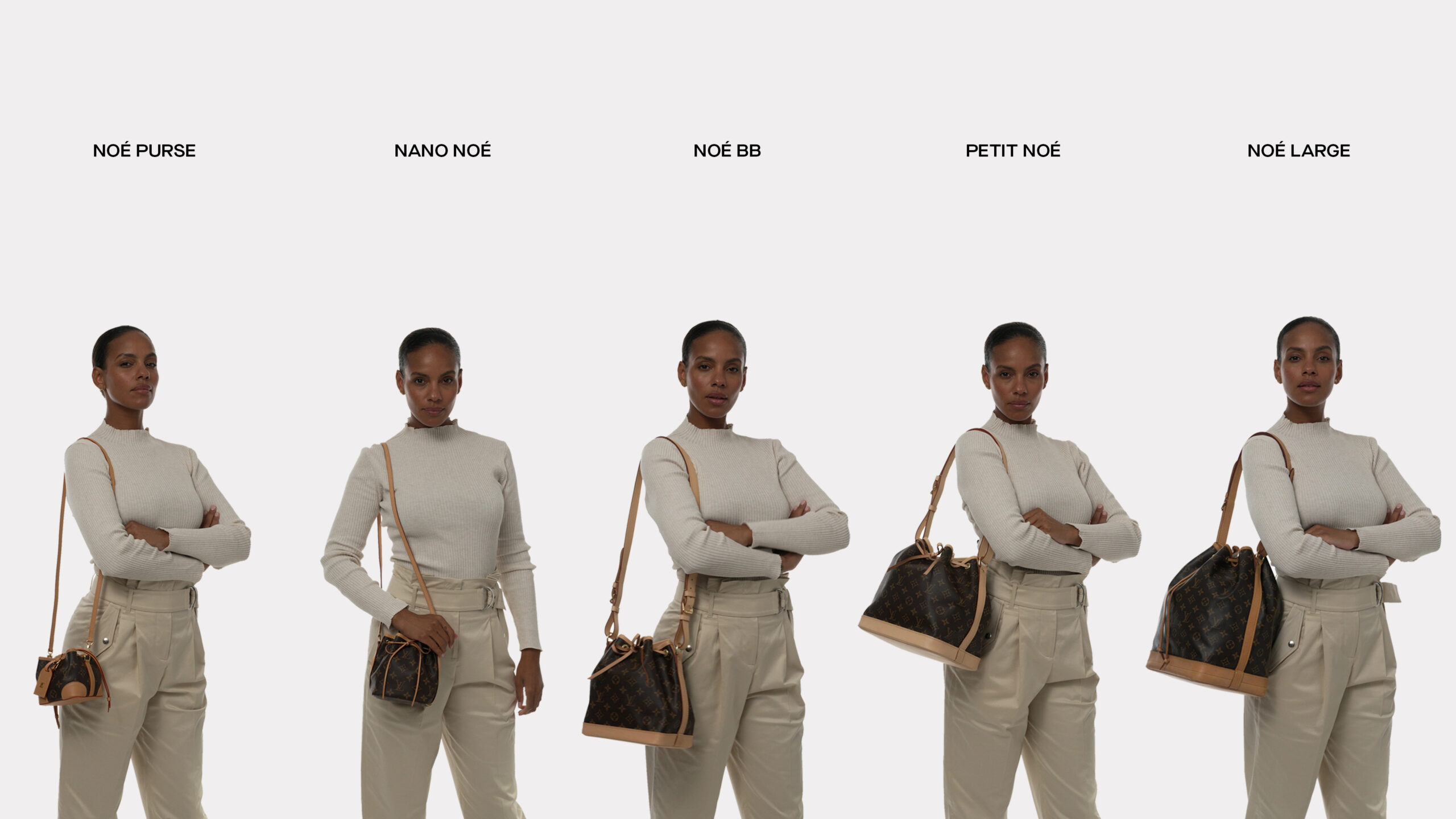 Louis Vuitton NOE PURSE Comparison vs, Louis Vuitton NANO NOE