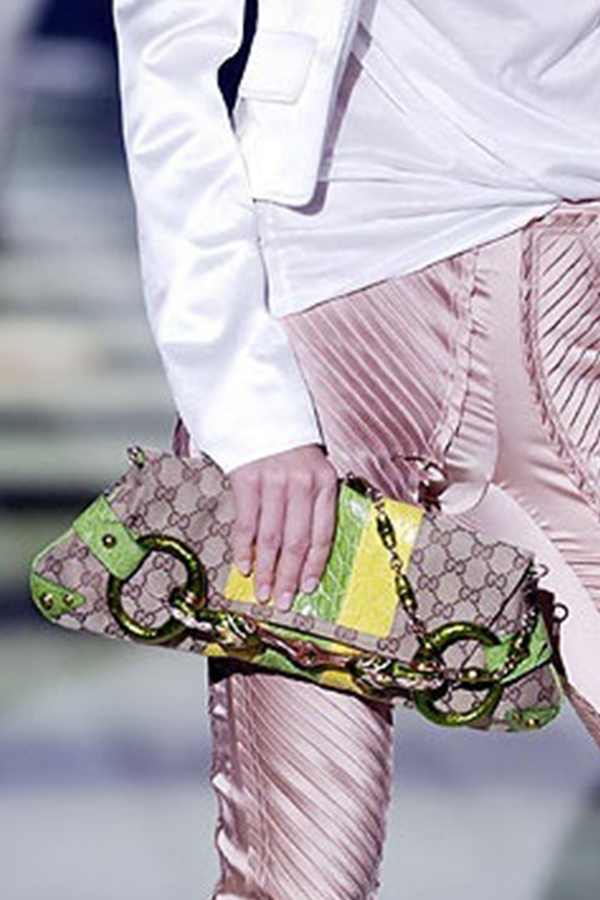 Gucci, Bags, Gucci By Tom Ford Python Horsebit Clutch