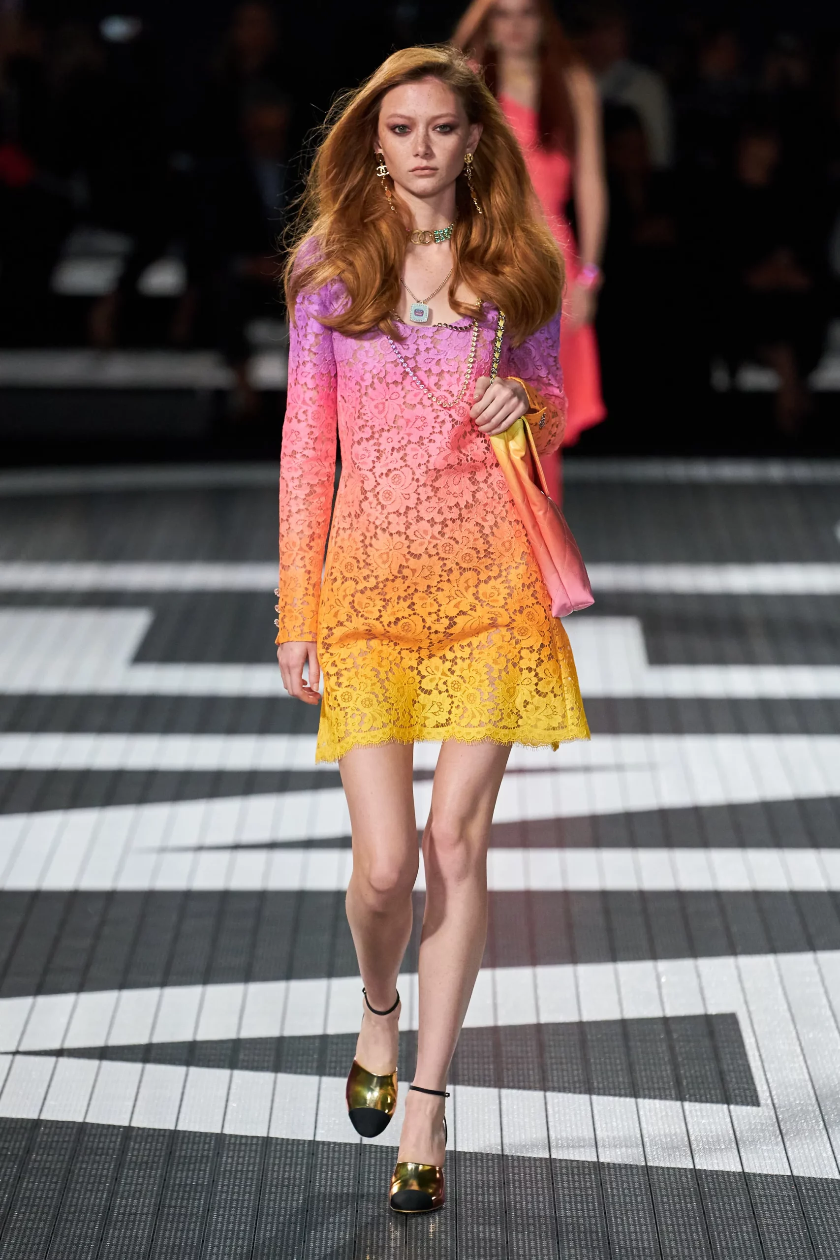 Chanel multicolor dress hotsell