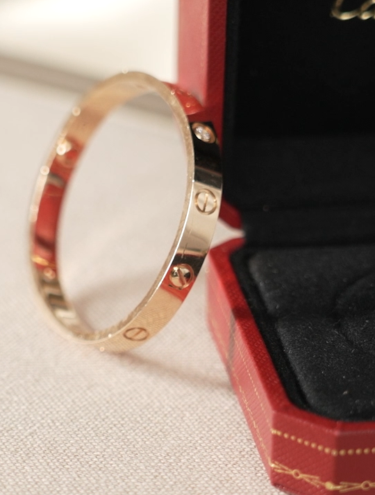 Cartier Pre-owned Love Diamond Bangle Bracelet